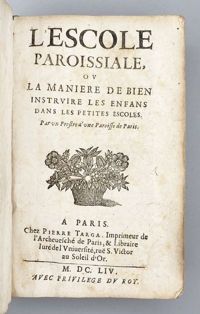 L'Escole Paroissiale, Ov La Maniere...; (photo 1)