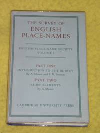 The Survey of English Place-Names Vol.1 by A Mawer & F M Stenton - 1980