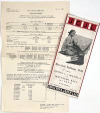 Java-China-Japan Lijn Revised Sailings 1933