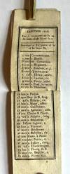 Souvenir Pour l’an 1816. Contenant le lever et le coucher du soleil et de la lune
