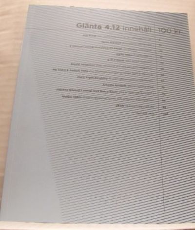Glänta 4.12.