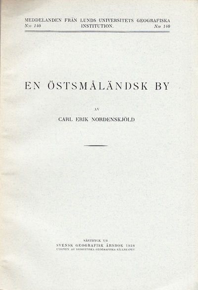 En östsmåländsk by [= rubrik].
