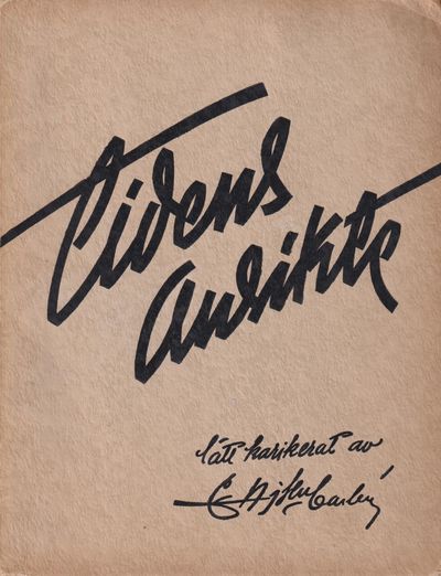 Tidens ansikte 1939-1941. Lätt karikerat av C.H.…
