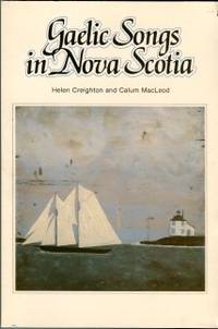 cover of Gaelic Songs In Nova Scotia