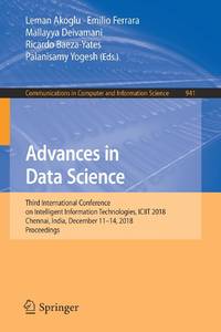 Advances in Data Science : Third International Conference on Intelligent Information...