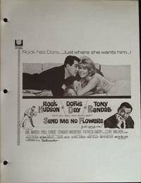 Send Me No Flowers Campaign Sheet 1964 Rock Hudson, Doris Day