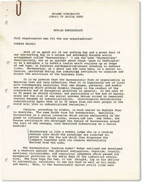 [Drop title] Beyond Bureaucracy