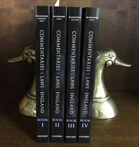 The Oxford Edition of Blackstone: Commentaries on the Laws of England