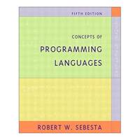 Concepts of Programming Languages (5th Edition)  (Hardback)