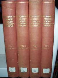 image of A Dictionary of American English on Historical Principles in Four Volumes (4 Book Set)
