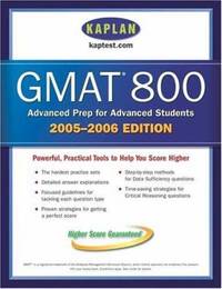 Kaplan GMAT 800 2005-2006