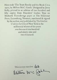 THE YEATS FAMILY AND THE BOOK CIRCA 1900