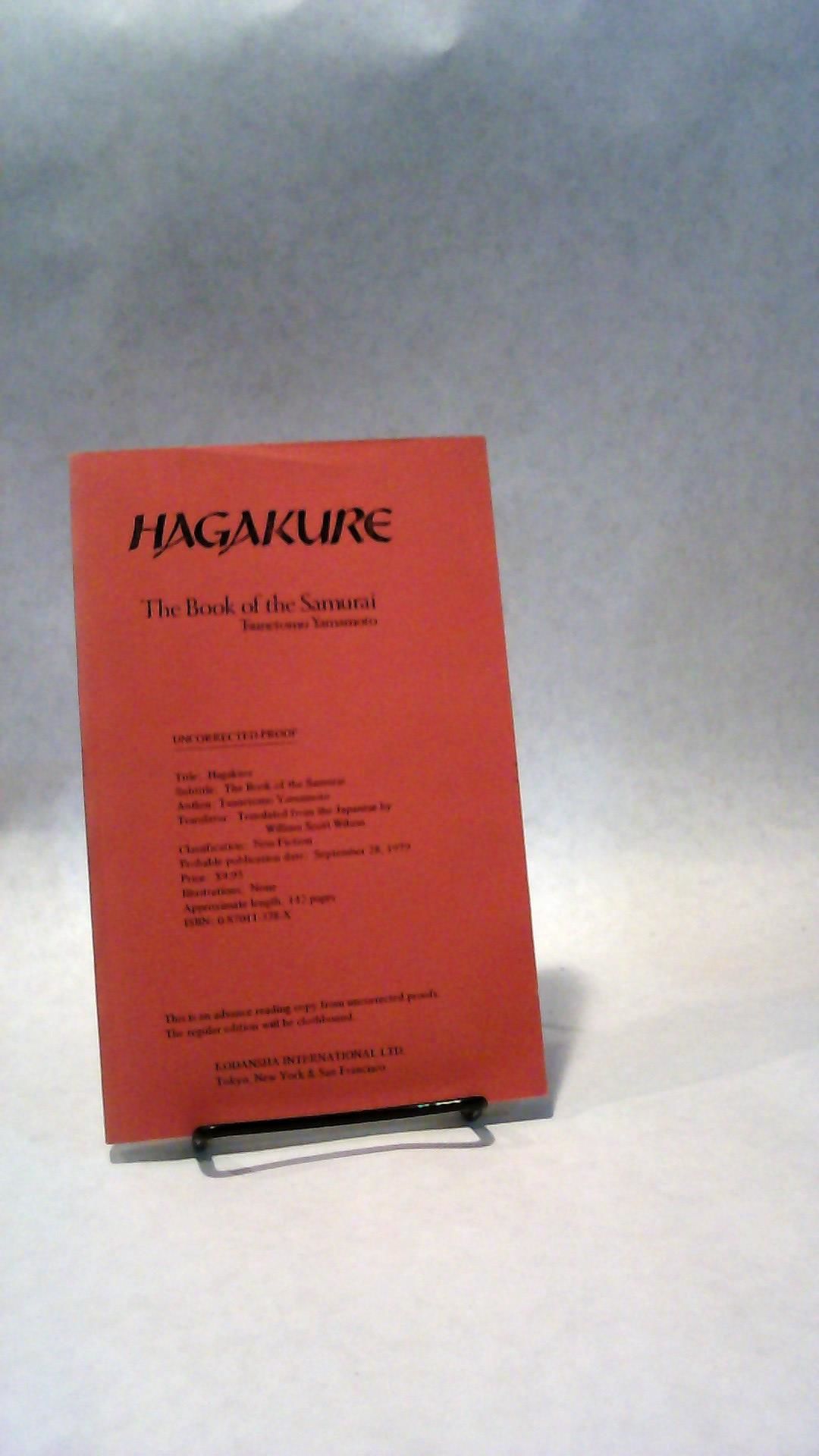 9780870113789 Hagakure The Book Of The Samurai By - 