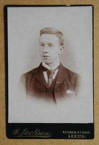 Cabinet Photograph: Portrait of a Young Man.