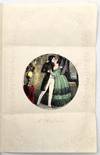 c.1850 Cobweb Valentine Revealing Two...; (photo 2)