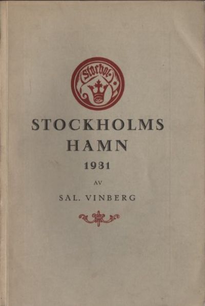 STOCKHOLMS HAMN 1931.