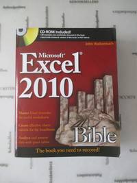 Excel 2010 Bible by Walkenbach, John - 2010-05-10