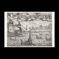 Arrival and reception of the Paltsgraaf Frederik with his wife Elisabeth at Vlissingen (plate 2),...