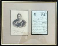 Autographed Signed Letter and Photograph