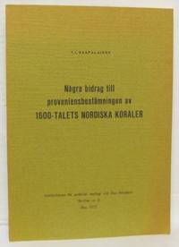 Några bidrag till proveniensbestämningen av…