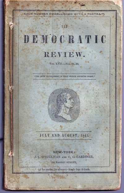 Revenge and Requital. A Tale of a Murderer Escaped" in THE UNITED STATES MAGAZINE AND DEMOCRATIC REVIEW. Volume XVII, Nos. 85-87