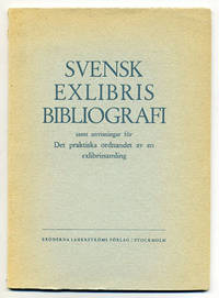 Svensk exlibrisbibliografi samt anvisningar för…