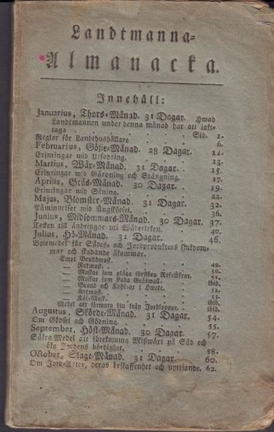 Landtmanna-almanacka.
