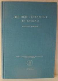 The Old Testament in Syriac according to the…