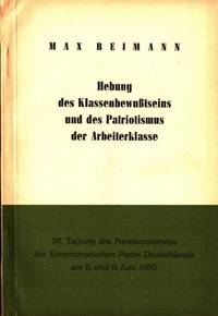Hebung des Klassenbewusstseins und des…