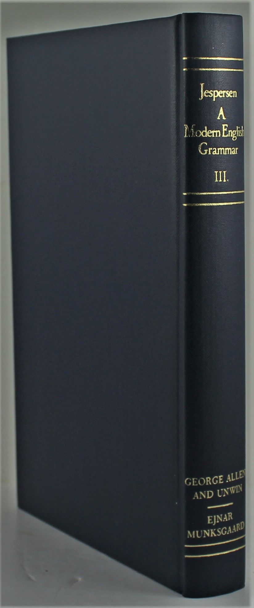 A Modern English Grammar on historical principles Part III Syntax