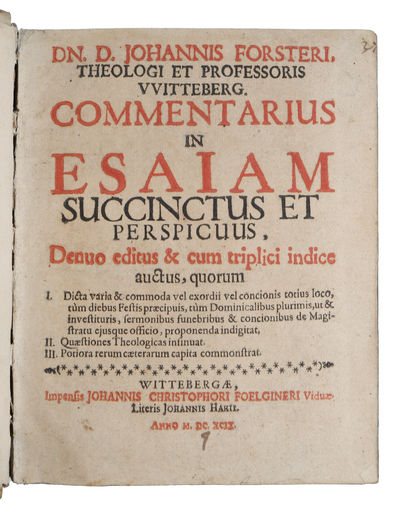 Commentarius in Esaiam succinctus et perspicuus (+) Commentarius In Prophetam Jeremiam (+) Justi Christophori Schomeri (...) (+) Exegesis in Omnes Epistolas S. Pauli Minores (+) In D. Pauli Ad Colossenses Epistolae Commentatio Continens Cuiusvis Capit... (photo 2)