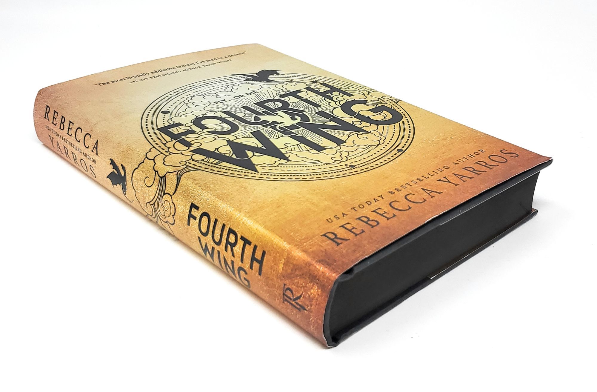 Fourth Wing FIRST EDITION WITH SPRAYED EDGES by Rebecca Yarros - First