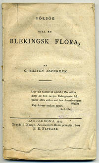 Försök till en blekingsk flora.