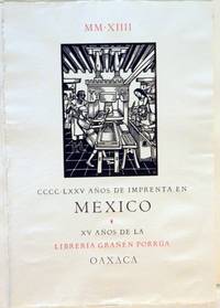 Broadside: CCCC LCCV Años de Imprenta en México; XV Años del la...