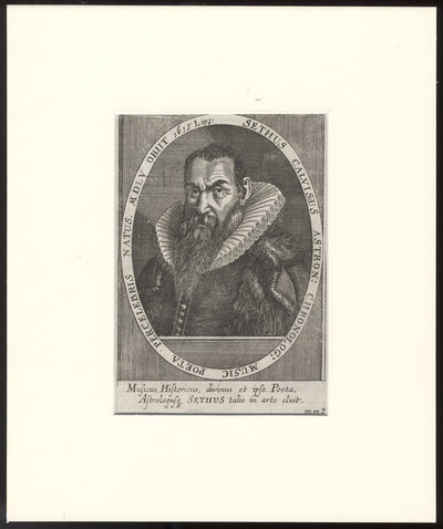 Portrait engraving by Melchior Haffner, bust-length
