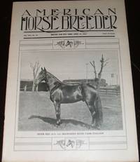 cover of Vintage Issue of the American Horse Breeder Magazine for April 17th , 1912