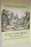 Piano concertos nos. 20, 21 and 22: with orchestral reduction for second piano