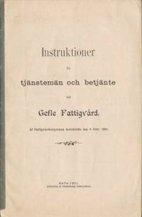 Instruktioner för tjänstemän och betjänte vid…