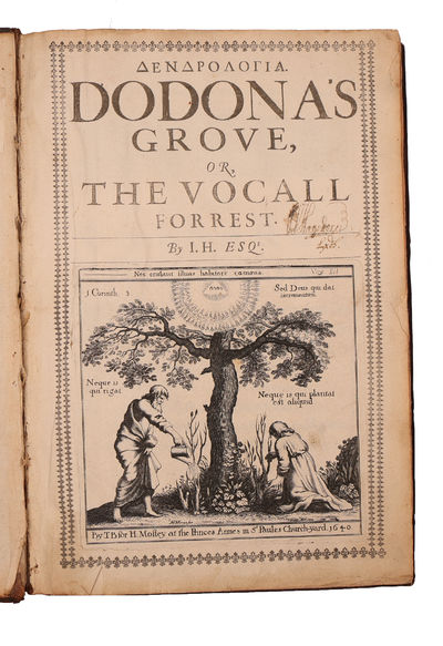Dendrologia. Dodona's grove, or, the vocall forrest. - [AN ALLEGORY ON EARLY 17TH CENTURY EUROPEAN POLITICS] (photo 2)