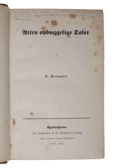 Atten opbyggelige Taler. - [THE UPBUILDING…