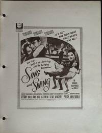 Sing and Swing Campaign Sheet 1964 David Hemmings, Joan Newell