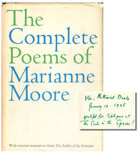 The Complete Poems of Marianne Moore by Moore, Marianne - 1967