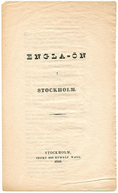 Engla-ön i Stockholm.