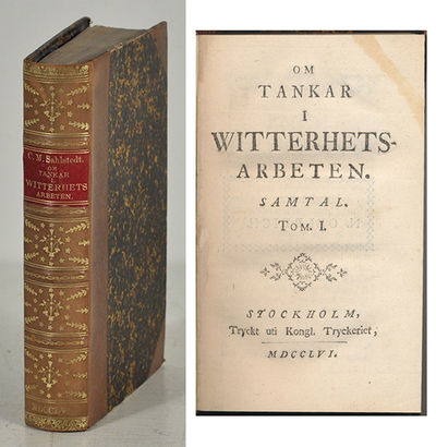 Om tankar i witterhetsarbeten. Samtal. I-III.