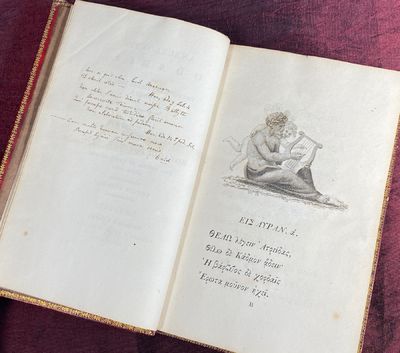 [WOMAN ILLUSTRATOR, 1802]. Anacreontis Odaria ad textus Barnesiani fidem emendata