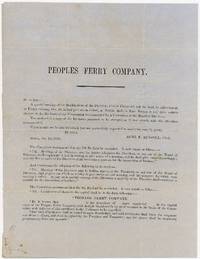 Peoples Ferry Company Circular