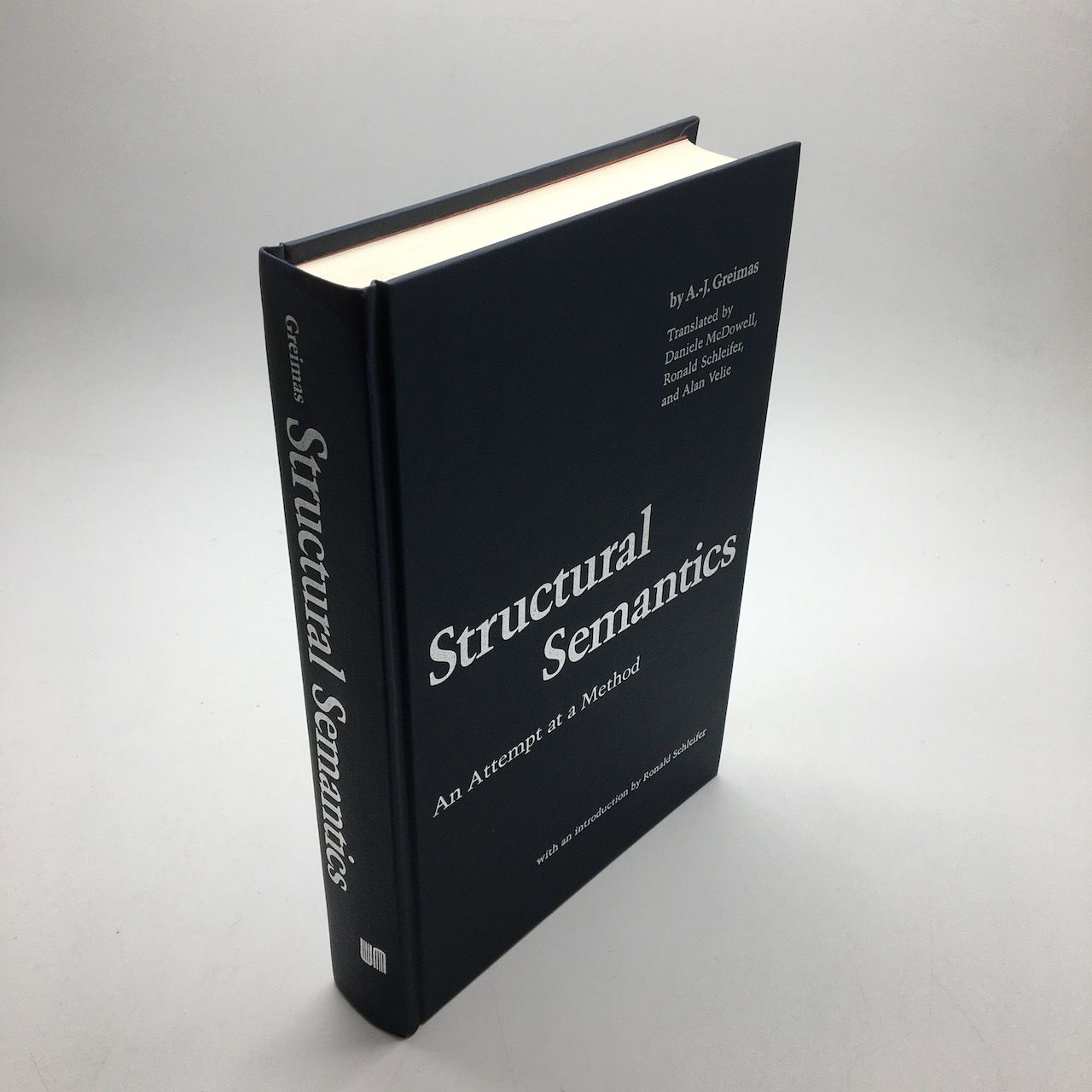 STRUCTURAL SEMANTICS: AN ATTEMPT AT A METHOD by GREIMAS A.-J