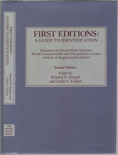 First Editions: A Guide to Identification