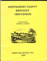 Montgomery County Kentucky 1850 Census