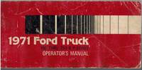 cover of 1971 FORD TRUCK OPERATOR'S MANUAL 100 Thru 350 & P Series